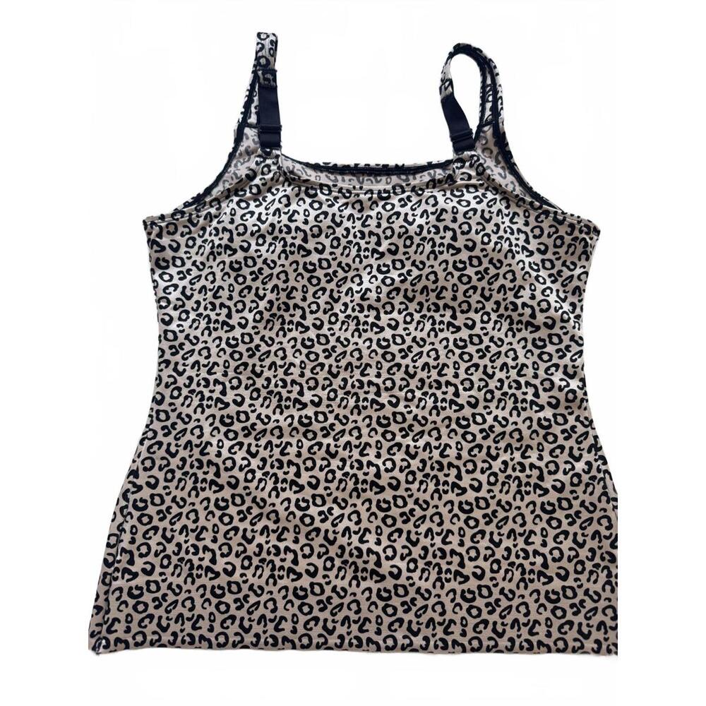 Ruby Ribbon Leopard Print Original Cami Shapewear 3022 Sz 40 - Picture 6 of 7